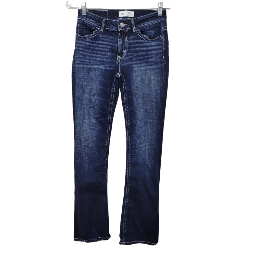BKE Stella Mid Rise Slim Fit Bootcut Jeans